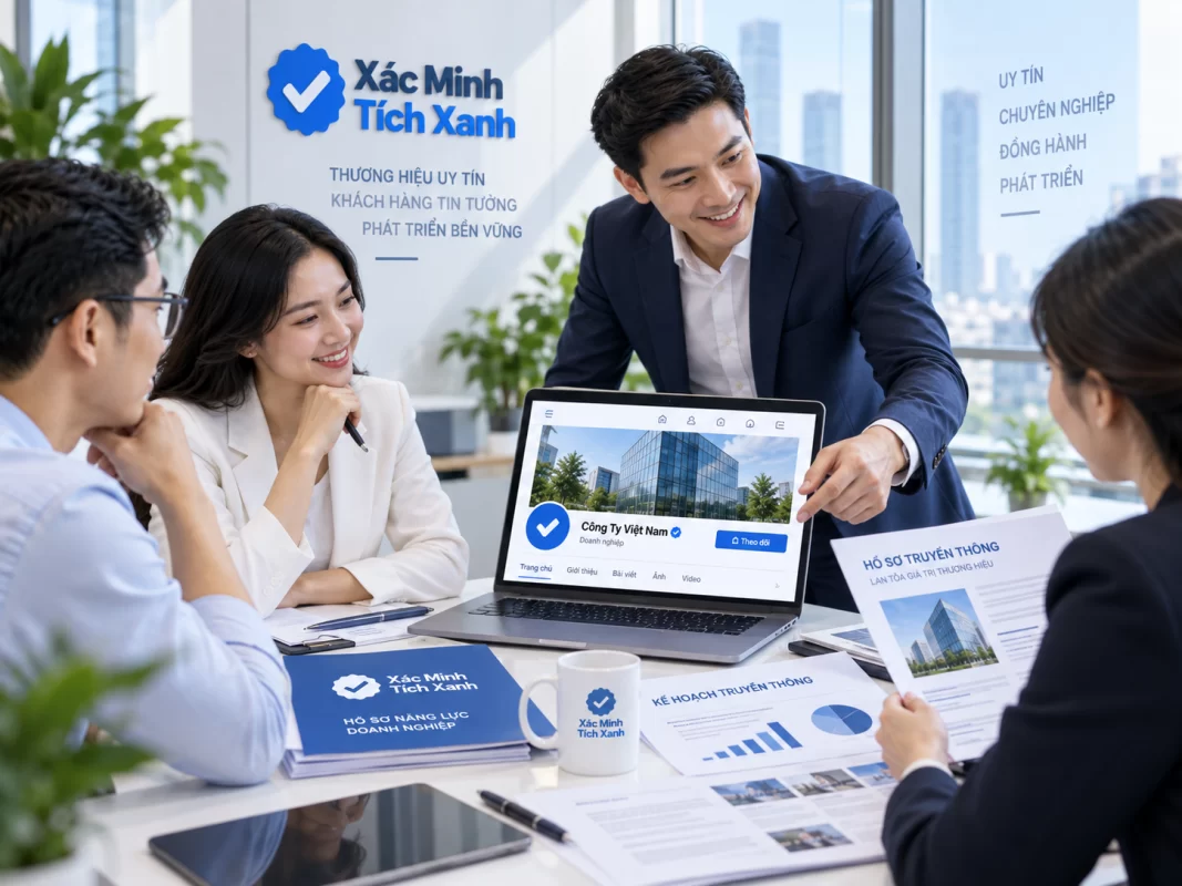 Minh họa trao đổi hồ sơ truyền thông doanh nghiệp